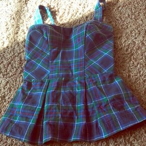 Abercrombie kids tank top peplum